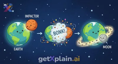 How Do Scientists Explain the Moon's Formation?