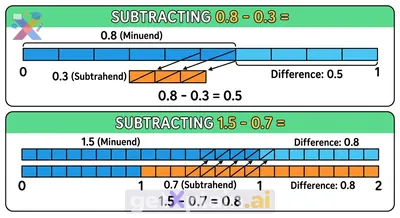 How Can We Subtract Decimals Using a Bar Model?