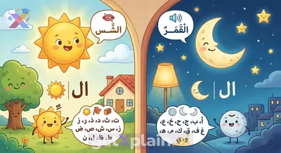 What are Sun and Moon Letters in Arabic Grammar?