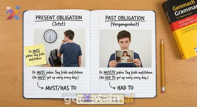 What's the Difference Between German 'muss' and 'musste'?