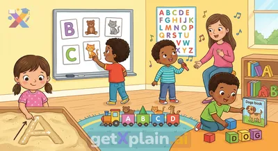 How Do We Learn All the Letters of the Alphabet?