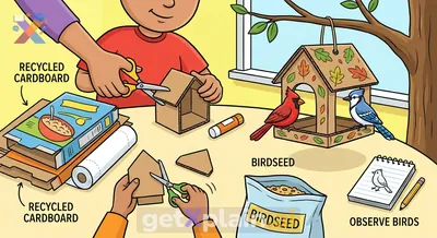 How Can We Build a Cardboard Bird Feeder?