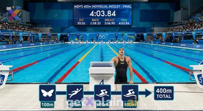 What Distances Did Michael Phelps Swim to Win Gold?