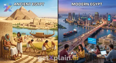 How Do Ancient and Modern Egypt Differ?