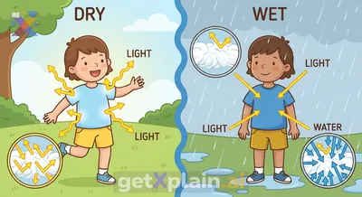 Why Do Clothes Look Darker When They Get Wet?
