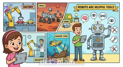 What Are Robots and How Do They Help Us?
