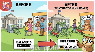 What Happens to Money's Value When Too Much is Printed?