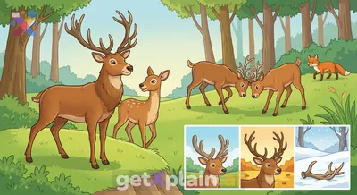 Why Do Male Deer Grow Such Long Antlers?