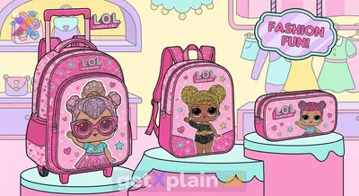 What Pink L.O.L. Surprise! Bags Are Pictured?
