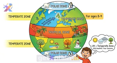 Is the United Kingdom Located in the Temperate Zone?