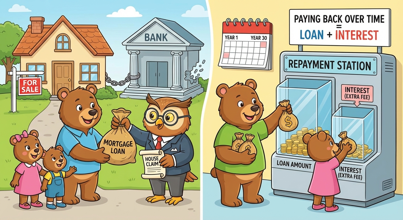 How Do Mortgages and Interest Rates Work for Buying a Home?