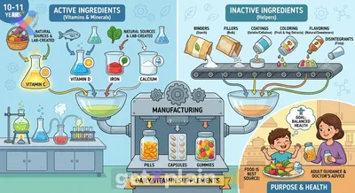 What Are Vitamin Pills and Supplements Made Of?