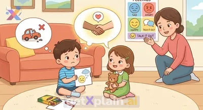 كيف يمكننا التعامل مع المشاعر الكبيرة مع إخوتنا؟