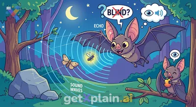 Do Bats Really See Only with Their Ears?