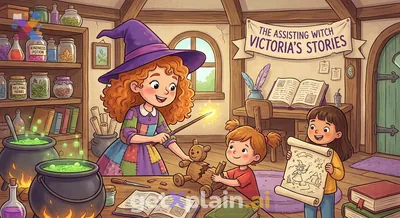 How to Create a Story About Victoria, the Assisting Witch?