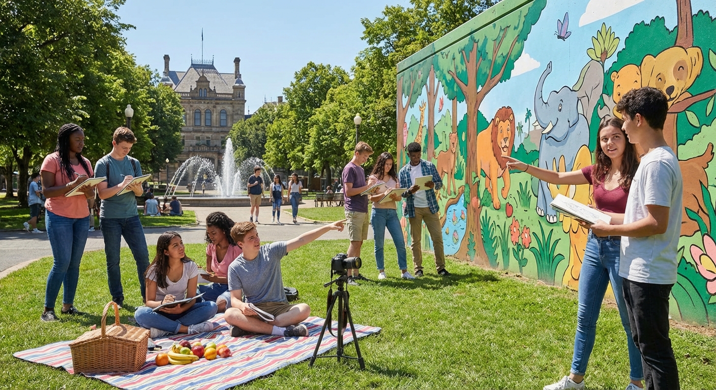 How Do We Describe What We See in a Picture?