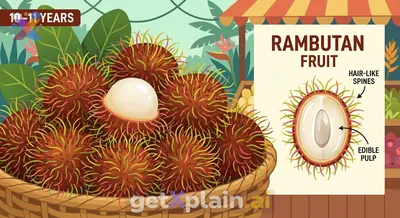 Can You Identify This Hairy, Colorful Tropical Fruit?