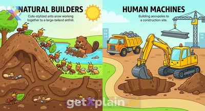 How Do Creatures and Machines Dig and Build So Fast?