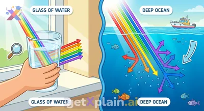 Why Does the Ocean Appear Blue, Not Clear?