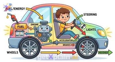 What Makes a Car Move and How Does It Go?