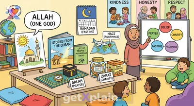 How Can We Simply Explain Islam to Young Children?