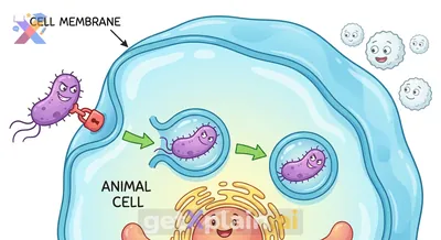 How Do Bacteria Enter Cells Without Damaging the Cell Membrane?