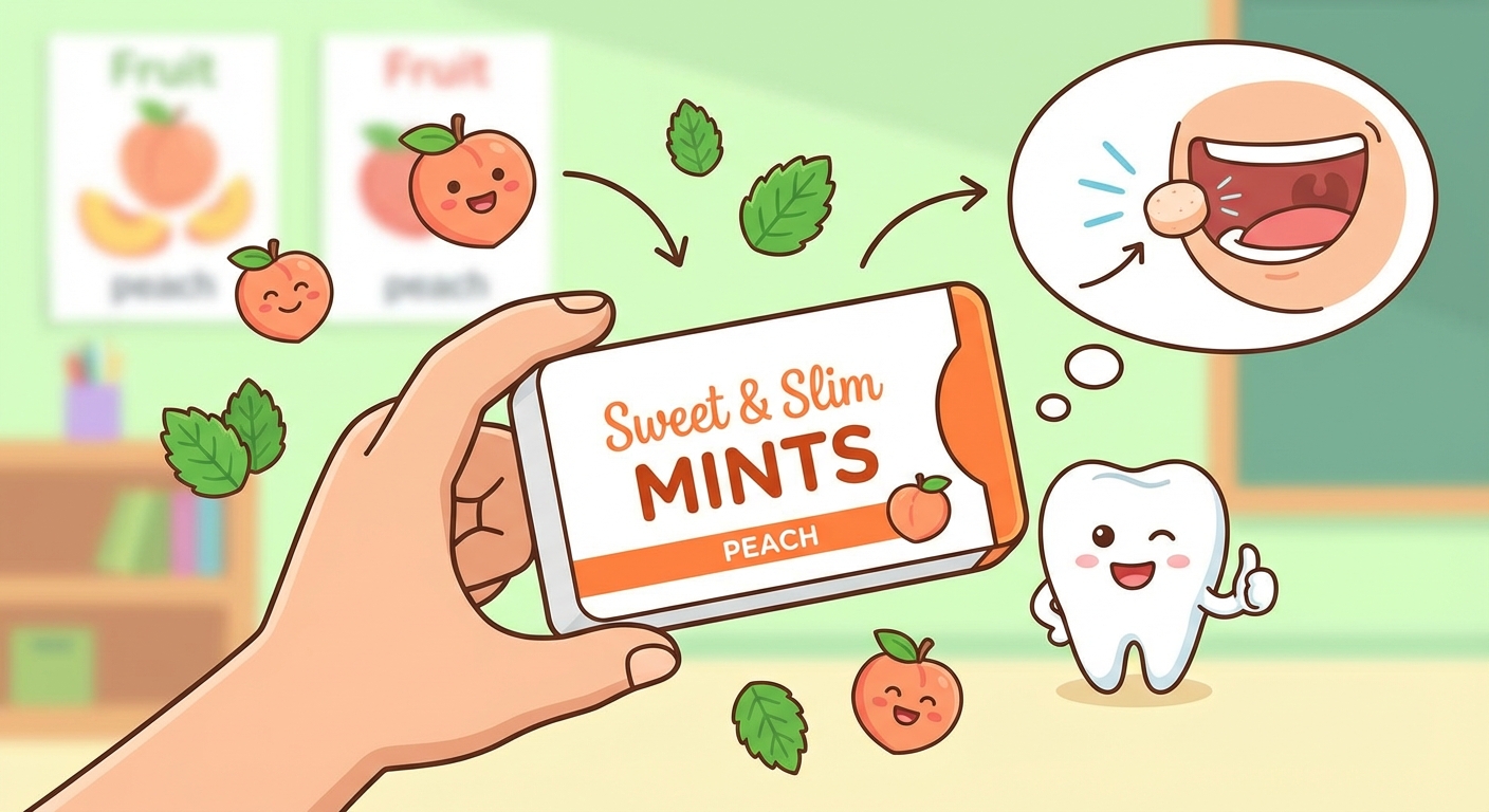 What is the 'Sweet & Slim PEACH' item?