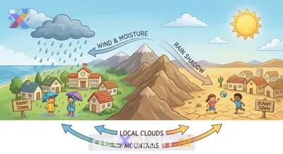 Why Do Some Areas Rain While Others Don't?
