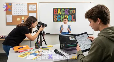 How Can We Create a Back-to-School Stationery Shop Ad?