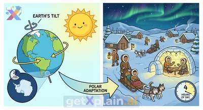 How Do People Live with Extreme Day and Night in the Arctic?