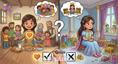 What Makes Someone Truly Rich: Love or Material Possessions?