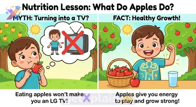 How Do Apples Help Our Bodies Grow, And What Are TVs Made Of?