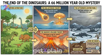 How and Why Did Dinosaurs Become Extinct?
