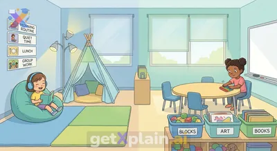 How can classroom design help autistic children learn?