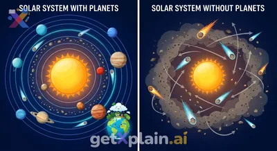 What Would Happen Without Planets in Our Solar System?