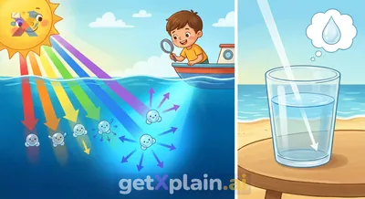 لماذا تبدو مياه المحيط زرقاء اللون؟