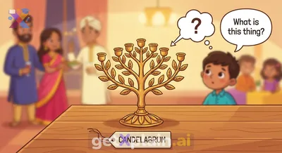 What is This Golden Tree-Shaped Decorative Object?