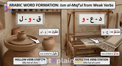 How to Form Passive Participles from Weak Arabic Verbs?