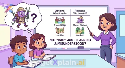 Why Might a Purple Explorer Character Seem 'Bad'?