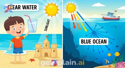 Why Is the Ocean Blue When Water Is Clear?