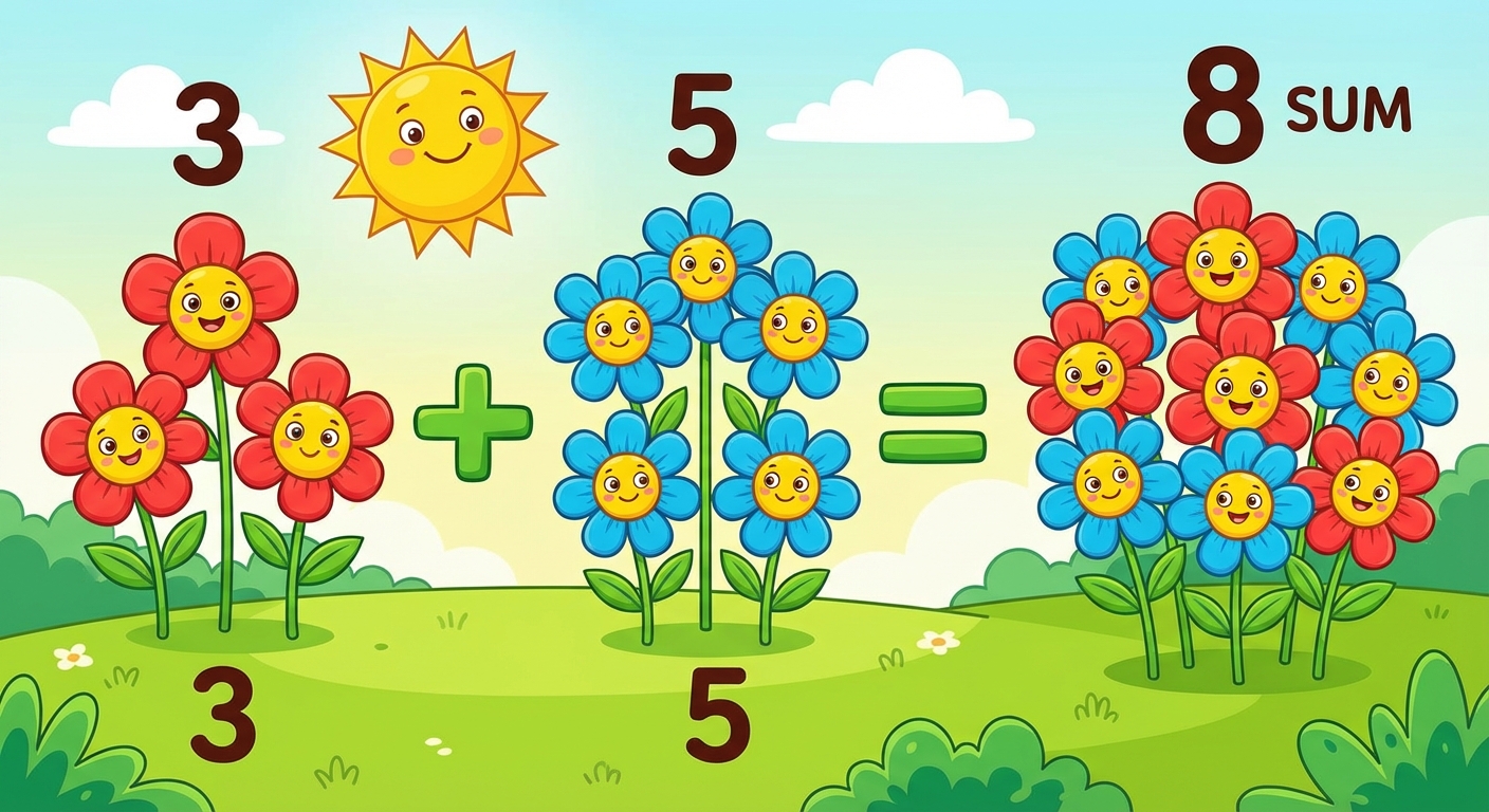 How Do We Find the Sum of 3 and 5?