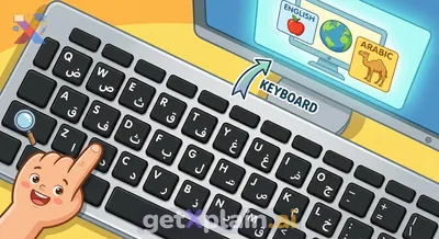 What is This Keyboard with English and Arabic Letters?
