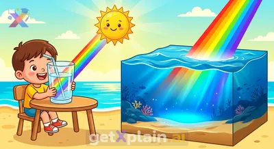 Why Is the Ocean Blue, But Drinking Water Clear?
