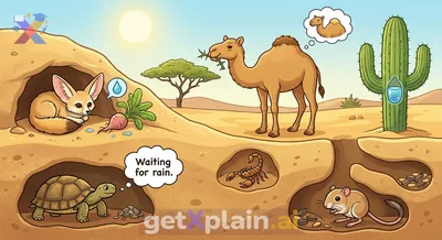 Desert Life: How Do Animals Survive with Little Water?