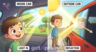 Why Can You See Out But Not In Through Car Windows?
