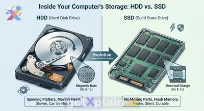 How Do SSD and HDD Disks Store Our Digital Information?