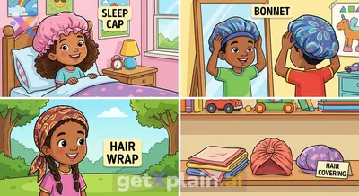 What are the English Names for a Hair Bonnet?