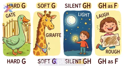 What Sounds Can the Letters 'G' and 'Gh' Make?