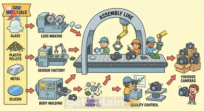 How Are Cameras Made and What Are Their Parts?