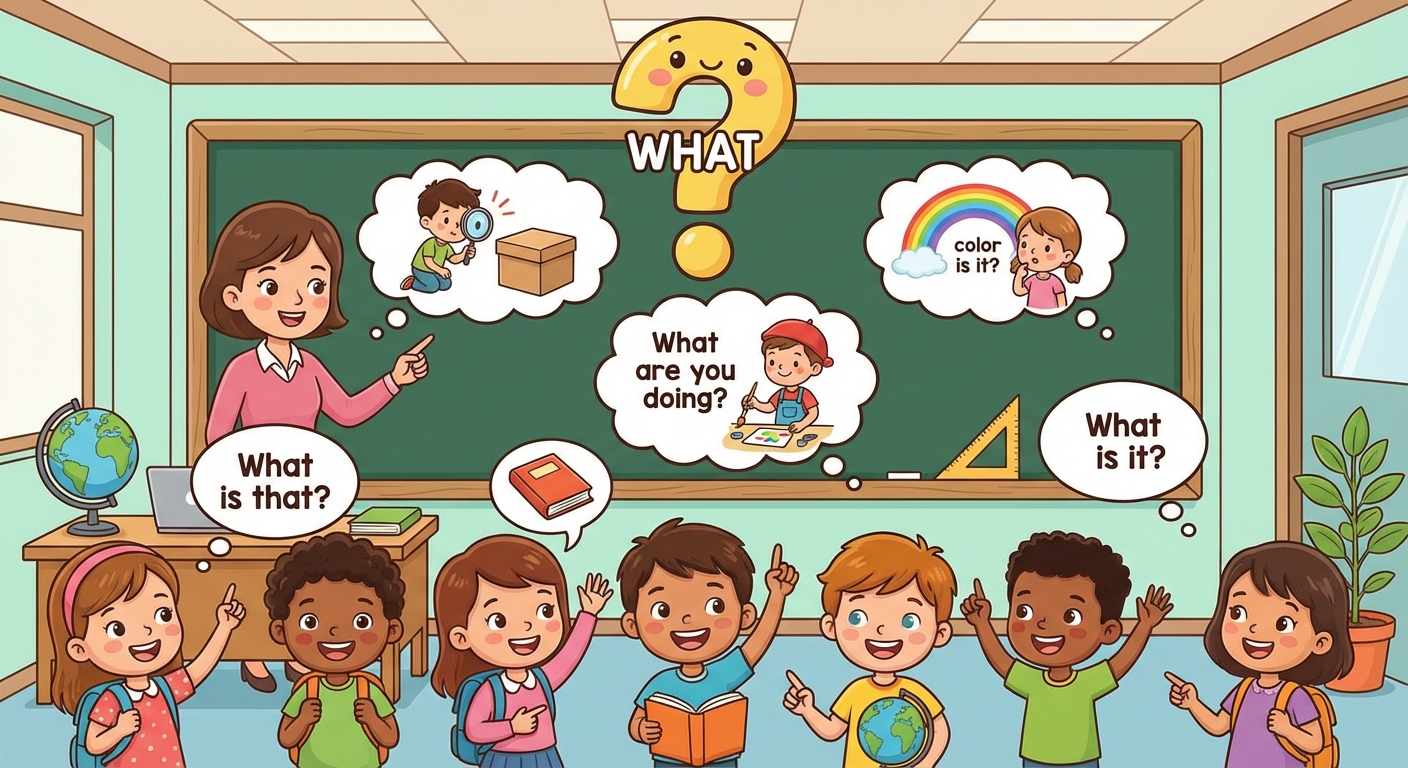 Why Do We Ask 'What' Questions?